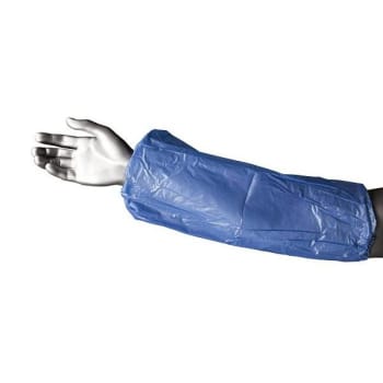 Ambishield 4 Mil Vinyl Sleeve With Elastic Ends 18" Blue Case Of 288