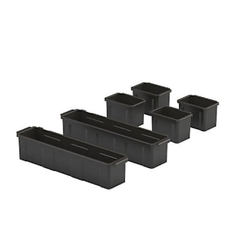 Image for Suncast Commercial® Customizable Bin System For Utility Carts Package Of 6 from HD Supply