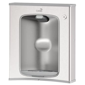 Image for Oasis® Retrofit Sports Bottle Filler Stainless Steel Alcove from HD Supply