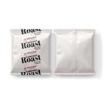 Diplomat Coffee Gourmet Roast Fractional Pack-Dark 2.5oz Arabica Case Of 42