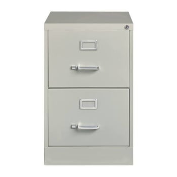 Image for Hirsh 25" Deep 2 Drawer Legal Width Metal Vertical File Grade Light Gray from HD Supply