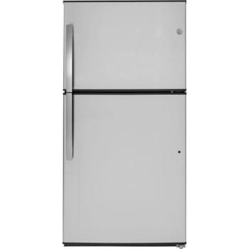 Image for G ENERGY STAR 21.1 Cu. Ft. Top Freezer Refrigerator With Ice Maker, Stainless Steel, ADA from HD Supply