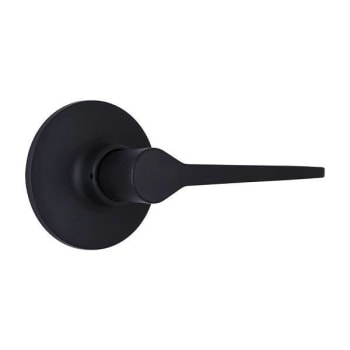 Shield Security Flat Straight Keyless Passage Door Lever In Matte Black