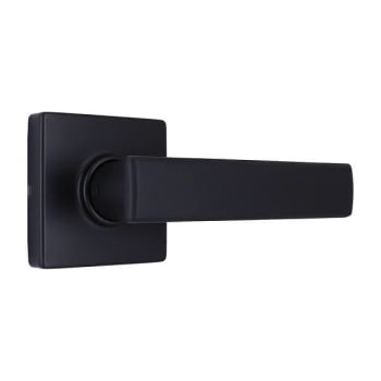 Image for Shield Security Hall/Closet Door Lever With Square Rose, Matte Black from HD Supply
