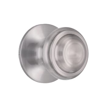 Image for Shield Security Fancy Mushroom Keyless Passage Door Knob In Satin Nickel from HD Supply