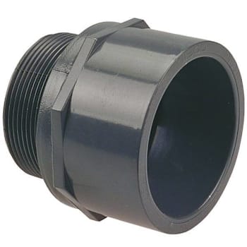 Nibco 4504 1-1/4" PVC Schedule 80 Chemtrol Adapter