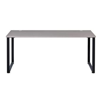 Image for Hirsh 60" W X 24" D Open Desk For Commercial Office/Home Office Black/Gray Elm from HD Supply
