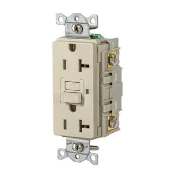 Image for Hubbell Wiring Heavy Duty Commercial Autoguard® Self-Test Gfci, 20a, Ivory from HD Supply