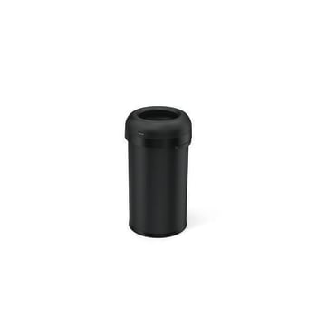 Image for Simplehuman 60l 16 Gal. Bullet Open Top Can Matte Black from HD Supply