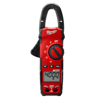 Milwaukee Ac Digital Clamp Meter, 400 Amp
