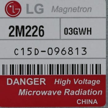 Image for Whirlpool Replacement Magnetron For Microwave Model W10754299 from HD Supply