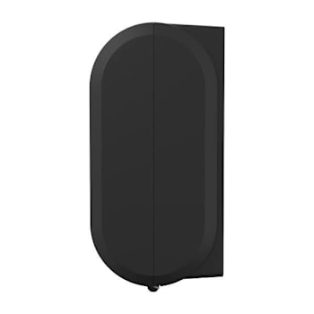 Compact 4-Roll Quad Plus Coreless High-Capacity Toilet Paper Dispenser, Black