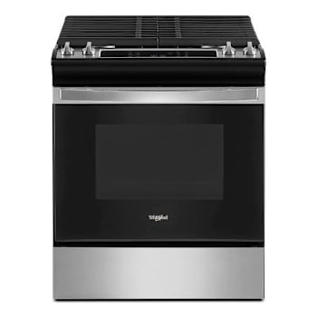 Image for Whirlpool® 30 In. 5.0 Cu. Ft. 4 Burner Gas Slide-In Range, Self Clean With Frozen Bake Technology, Self Clean, Stainless Steel, from HD Supply