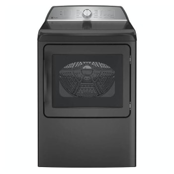 GE® Profile™ ENERGY STAR 7.4 Cu. Ft. Smart Top Load Electric Dryer, Front Servicable, Diamond Gray