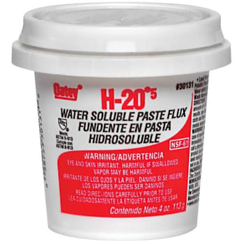 Oatey 4 Oz H205 Water Soluble Flux