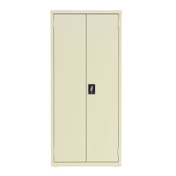 Hirsh Welded Steel Storage Cabinet With 4 Shelves 15" D X 30" W X 66" H Putty