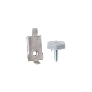 Image for General Electric Replacement Leveling Leg and Bracket For Dryers, Part# WE1M468 from HD Supply