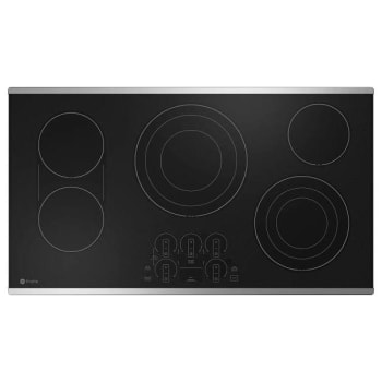 GE® Profile™ 36 In. Smart Radiant Electric Cooktop, Stainless Steel, ADA