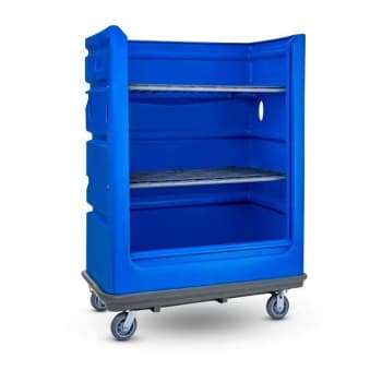 Image for R&B Wire 48 Cubic Foot Turnabout Bumper Truck - Blue from HD Supply