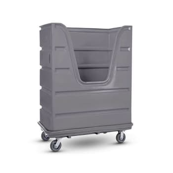 R&B Wire 48 Cubic Foot Bulk Transport Bumper Truck - Gray