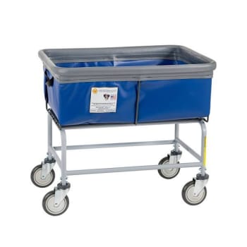 R&B Wire Fully Sewn Elevated Vinyl Bumper Truck - 3 Bushel - Blue