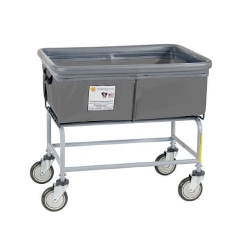 R&B Wire Fully Sewn Elevated Vinyl Bumper Truck - 3 Bushel - Gray