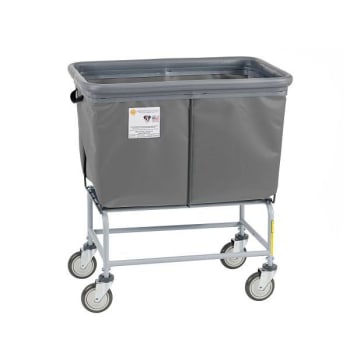 R&B Wire Fully Sewn Elevated Vinyl Bumper Truck - 6 Bushel - Gray