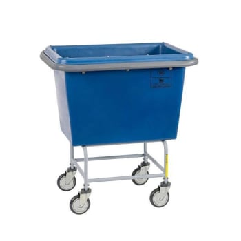 R&B Wire Elevated Poly Bumper Truck - 8 Bushel - Blue