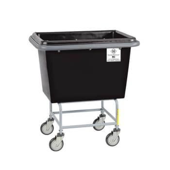 R&B Wire Elevated Poly Bumper Truck - 8 Bushel - Black