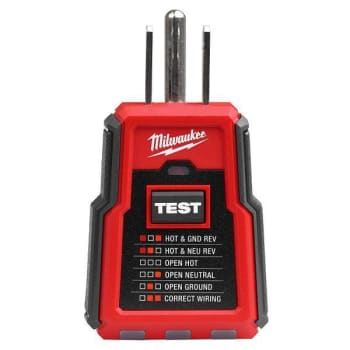 Image for Milwaukee Gfci Receptacle Tester from HD Supply