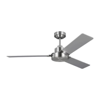 Image for Generation Lighting Jovie 52" Silver Ceiling Fan With Reversible Blades from HD Supply