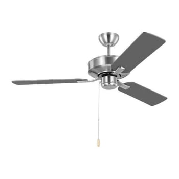 Image for Generation Lighting Linden 48" Silver Ceiling Fan With Reversible Blades, Chain from HD Supply
