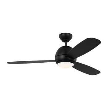 Image for Generation Lighting Orbis 52" LED Midnight Black Ceiling Fan With Black Blades from HD Supply