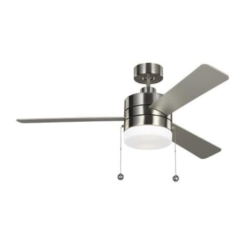 Image for Generation Lighting Syrus 52" LED Silver Ceiling Fan With Reversible Blades from HD Supply