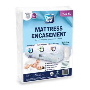 Image for Cleanrest Mattress Encasement Twin XL Case Of 4 from HD Supply