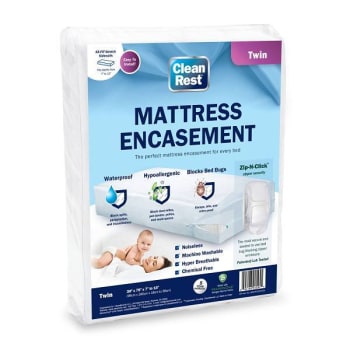 Image for Cleanrest Mattress Encasement Twin Case Of 4 from HD Supply