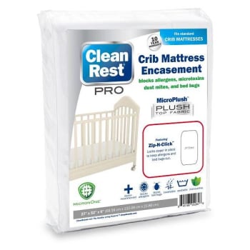 Cleanrest PRO Mattress Encasement Crib Case Of 4
