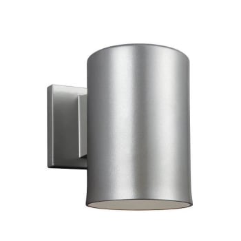 Image for Generation Lighting Outdoor Cylinders 1-Light Brushed Nickel Wall Lantern from HD Supply