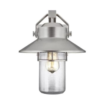 Image for Generation Lighting Boynton 13" 1-Light Painted Silver Wall Lantern, Medium from HD Supply