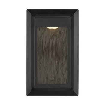 Image for Generation Lighting Urbandale 1-Light LED Textured Black Wall Sconce, Small from HD Supply