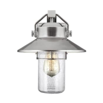 Image for Generation Lighting Boynton 10.75" 1-Light Painted Silver Wall Lantern, Small from HD Supply