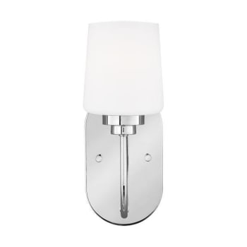 Image for Generation Lighting Windom 1light Chrome Vanity Light With Alabaster Glass Shade from HD Supply
