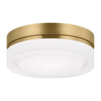 Image for Generation Lighting Cirque 6" LED Natural Brass Ceiling Fixture, Flush Mount from HD Supply