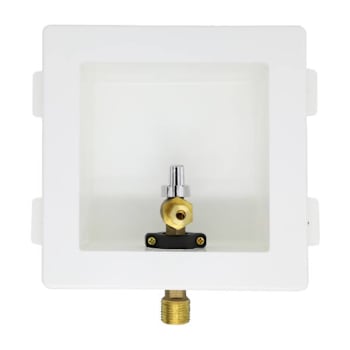 LSP Plastic Ice Maker Outlet Box 1/2 in. Male Copper Sweat X1/4 in. Compression