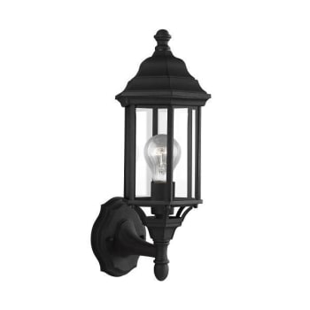 Image for Generation Lighting Sevier 16.25" 1-Light Black Outdoor Wall Lantern Sconce from HD Supply
