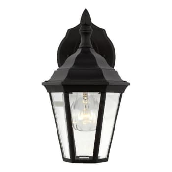 Image for Generation Lighting Bakersville 11" 1-Light Black Wall Lantern With Clear Bevel from HD Supply