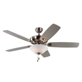 Image for Generation Lighting Colony 52" LED Silver Ceiling Fan With Reversible Blades from HD Supply