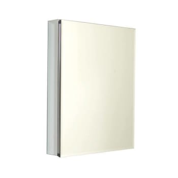 Image for Zenna Home Aluminum Medicine Cabinet With Beveled Mirror, Frameless, 20" X 26" from HD Supply
