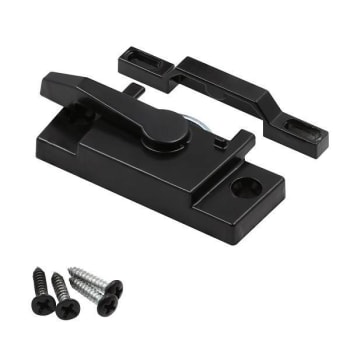 Image for Prime-Line Vinyl Window Sash Lock With Keepers, Matte Black, Single Pack from HD Supply