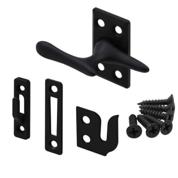 Image for Prime-Line Steel Sliding Window Sash Lock, Matte Black from HD Supply